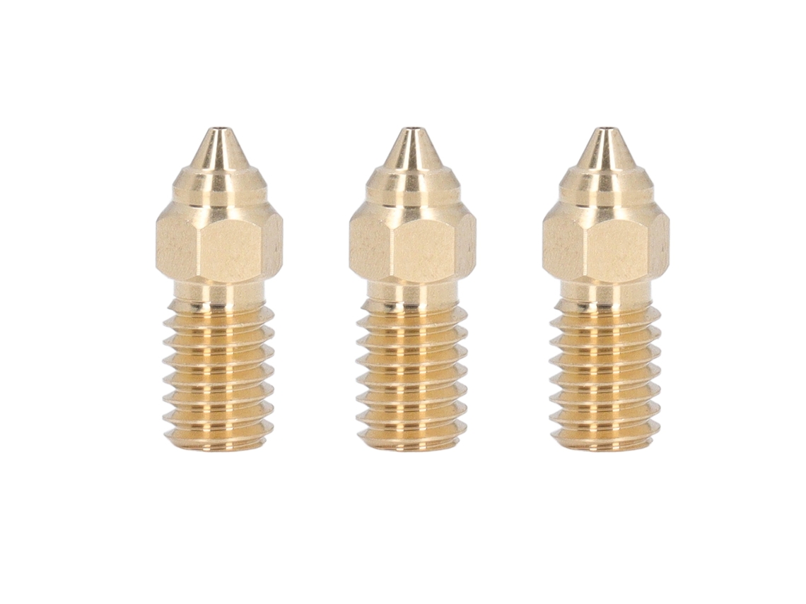 3 Boquillas Extrusoras De Latón M6 Para Impresora 3d Ender 3 V3 Se De 1,75/0,8 Mm De Alta Velocidad