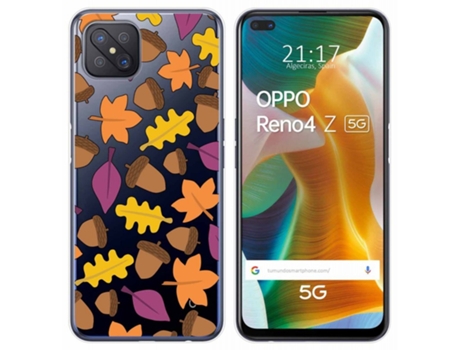 Carcasa Oppo Reno 4Z 5G TUMUNDOSMARTPHONE Dibujos Transparente