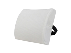 Almohada Lumbar De Espuma Viscoelástica, Cómoda Almohada De Respaldo Para Oficina, Alivia El Dolor De Espalda (blanco 02) Gertiz