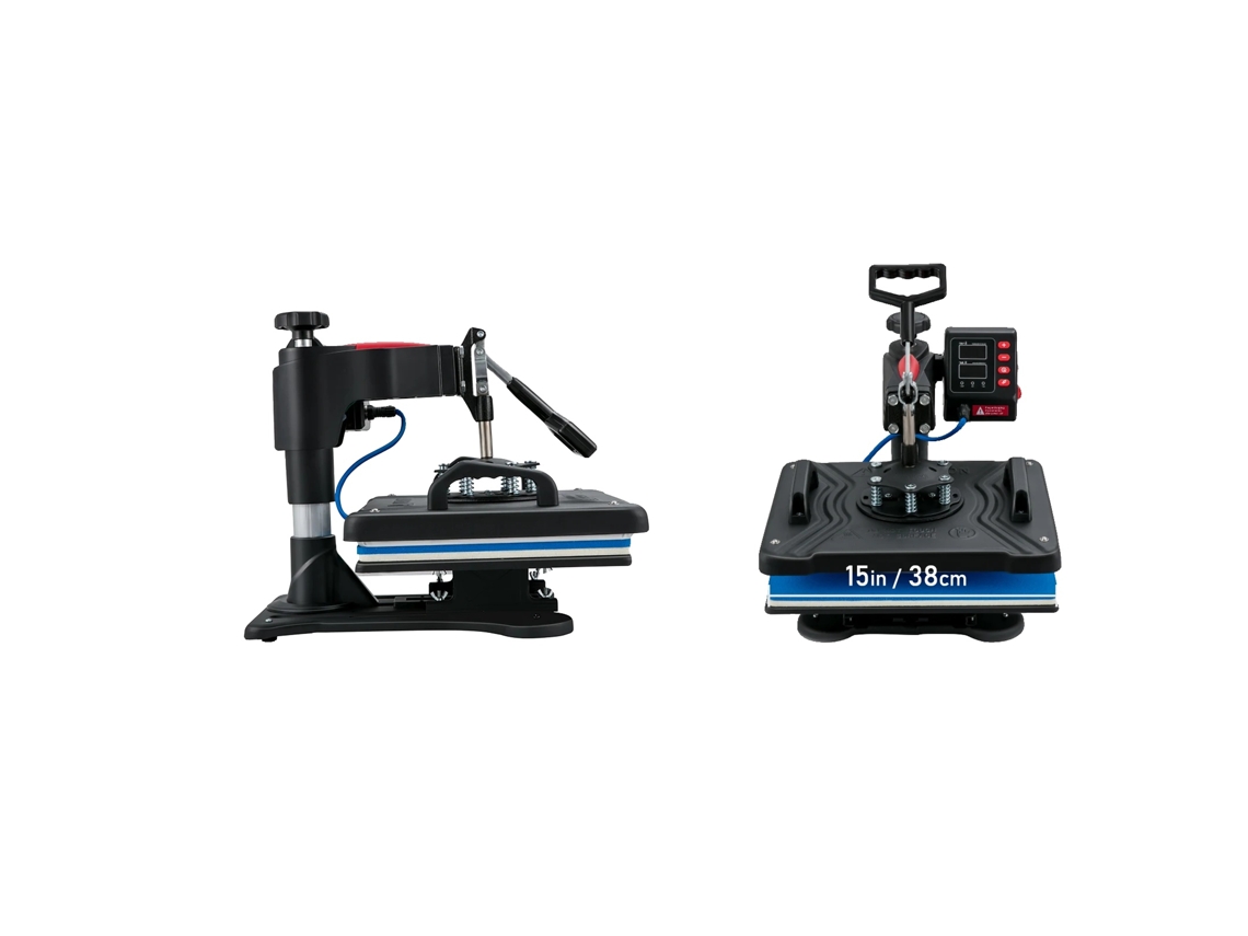 Máquina de prensado térmico, versátil 5 en 1, control preciso de temperatura, 5 en 1