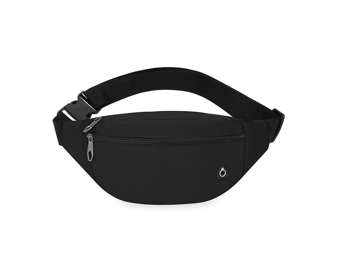 Riñonera Portátil Impermeable, Ligera E Informal Para Deportes Al Aire Libre,negro Digitallab
