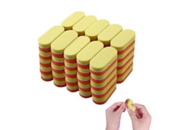 Mini bloques de lijado, grano 100/180, para uñas acrílicas, doble cara NEVEANCE