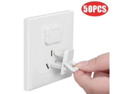 50 Tapas Protectoras Para Enchufes Contra Descargas Eléctricas, Seguridad En El Hogar, Abs, 2/3 Orificios