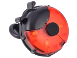 Luz de mariquita multiusos para bicicleta Luces de conducción LED Luz de bicicleta recargable Luz trasera de bicicleta Luz LED para bicicleta Lámpara de mariquita Luz de patrulla (negro)