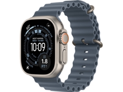  APPLE Watch Ultra 3 GPS + Cellular 49 mm Titanio Natural con Correa Ocean Azul Naútico