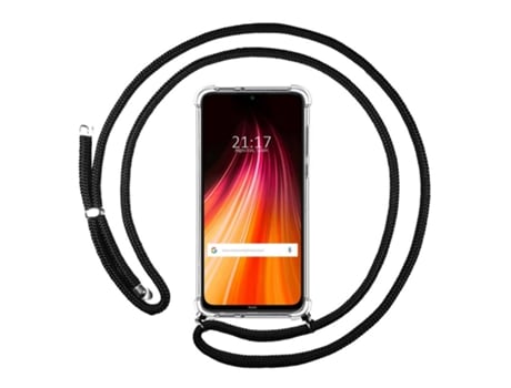 Carcasa Xiaomi Redmi Note 8T TUMUNDOSMARTPHONE Colgante Negro