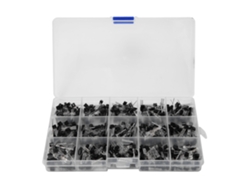 2026as-kit de 600 transistores de propósito general TO-92 NPN PNP 2N2222 2N3906 C945 de inserción recta