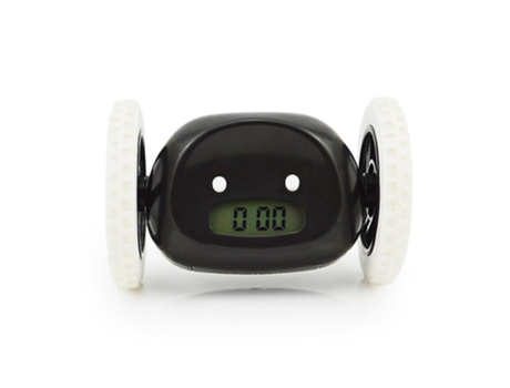 Correr fuera de la rueda del despertador Rolling Wheel Reloj Digital Creative Kid Kid Gift