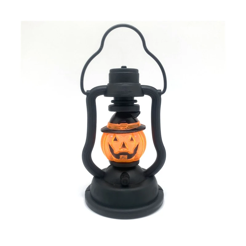 (d) Lámpara de araña LED retro en forma de linterna, alimentada por batería.