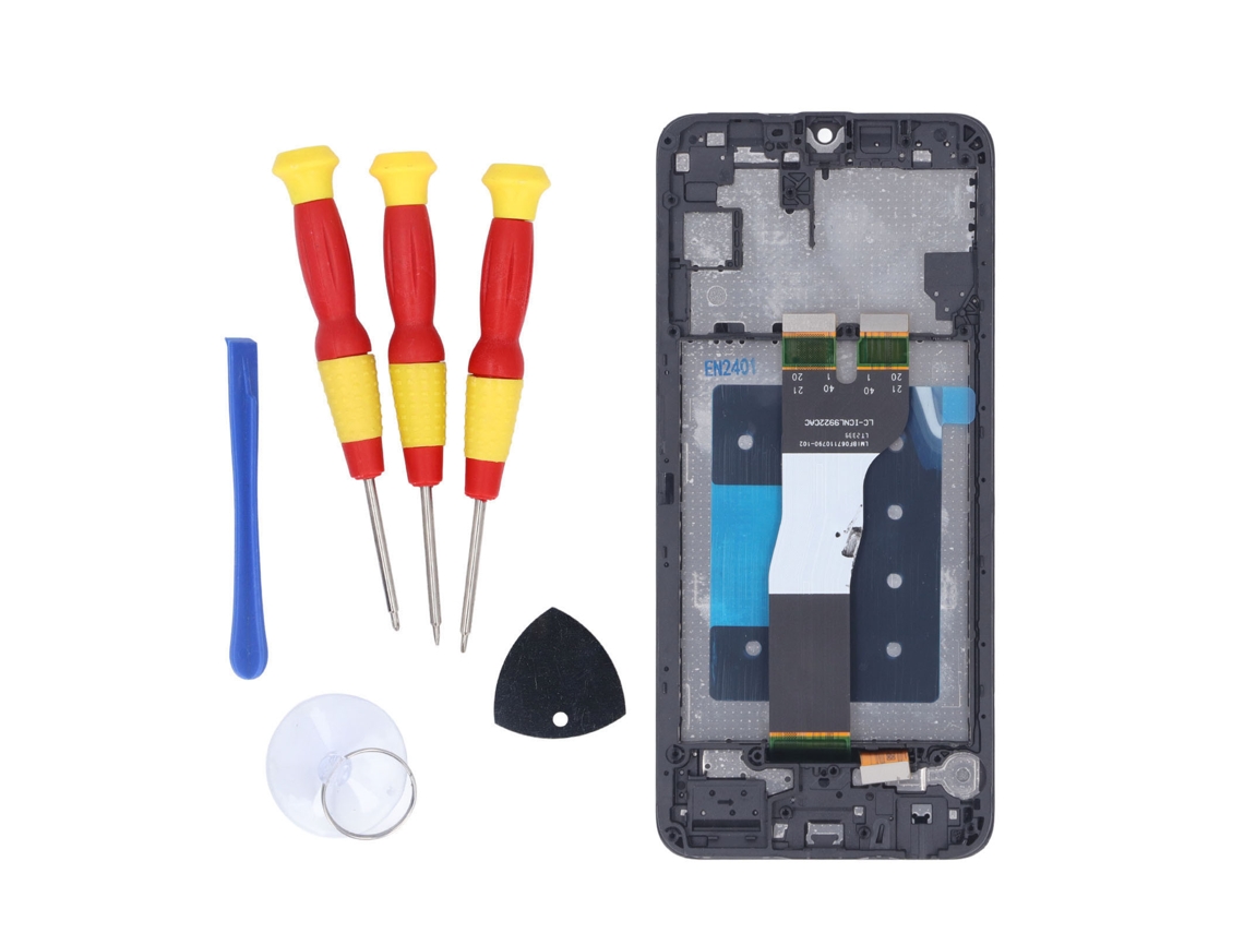 Kit Reparo Tela Lcd Com Moldura E Ferramentas Para Samsung A05s 2023 A057f Substituição Display