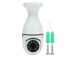 Bombilla De Seguridad Inteligente Wifi Para Interiores Y Exteriores Con Detección De Movimiento De 360 Grados, 1 Mp, 110-240 V.