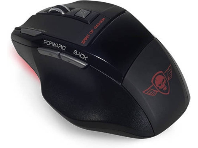 Ratón Gaming SPIRIT OF GAMER PRO-M9 (2000 dpi - Inalámbrico - Negro)