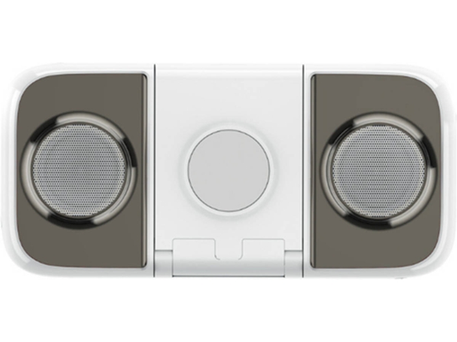 Cargador Inalámbrico y Altavoz Bluetooth WJS Mini Gris