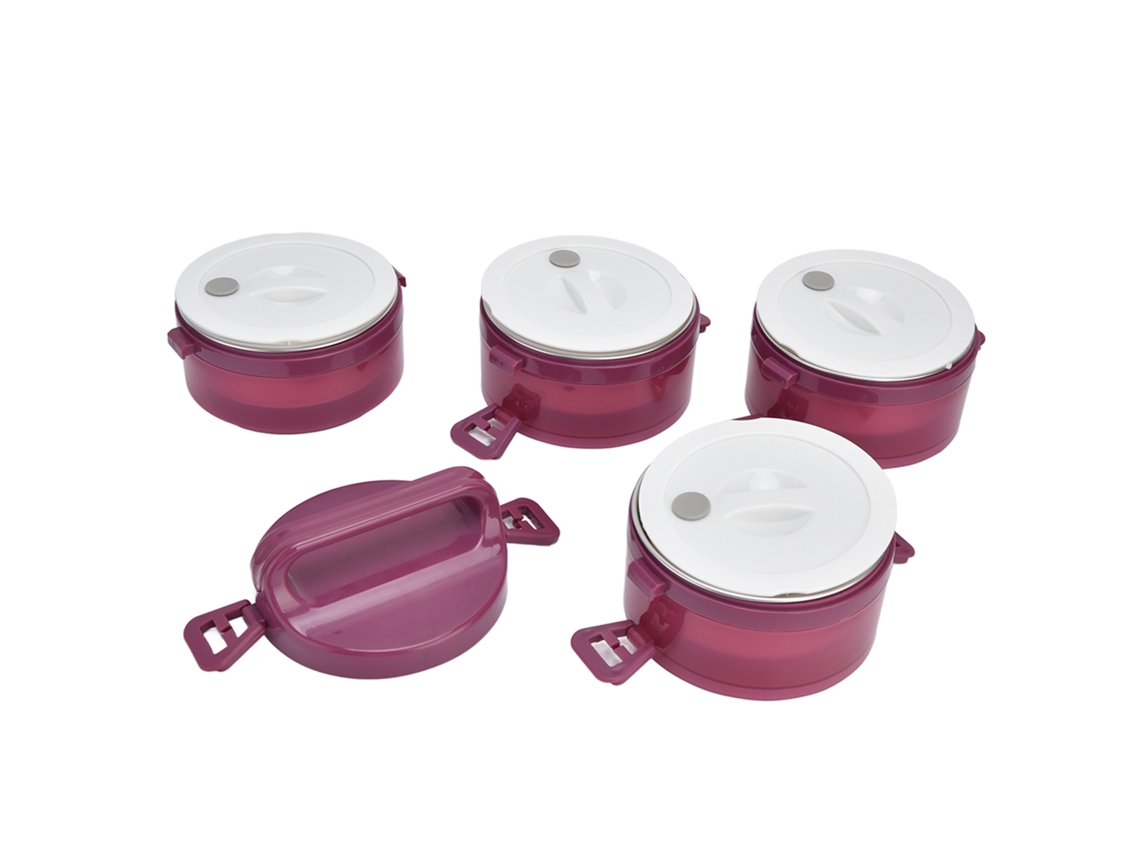 Fiambrera Térmica Portátil Bento De Acero Inoxidable 304 De 4 Capas, A Prueba De Fugas.