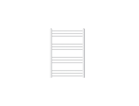 Radiador toallero de baño 75x80 cm calefactor blanco estufa conexión lateral LUXEBATH