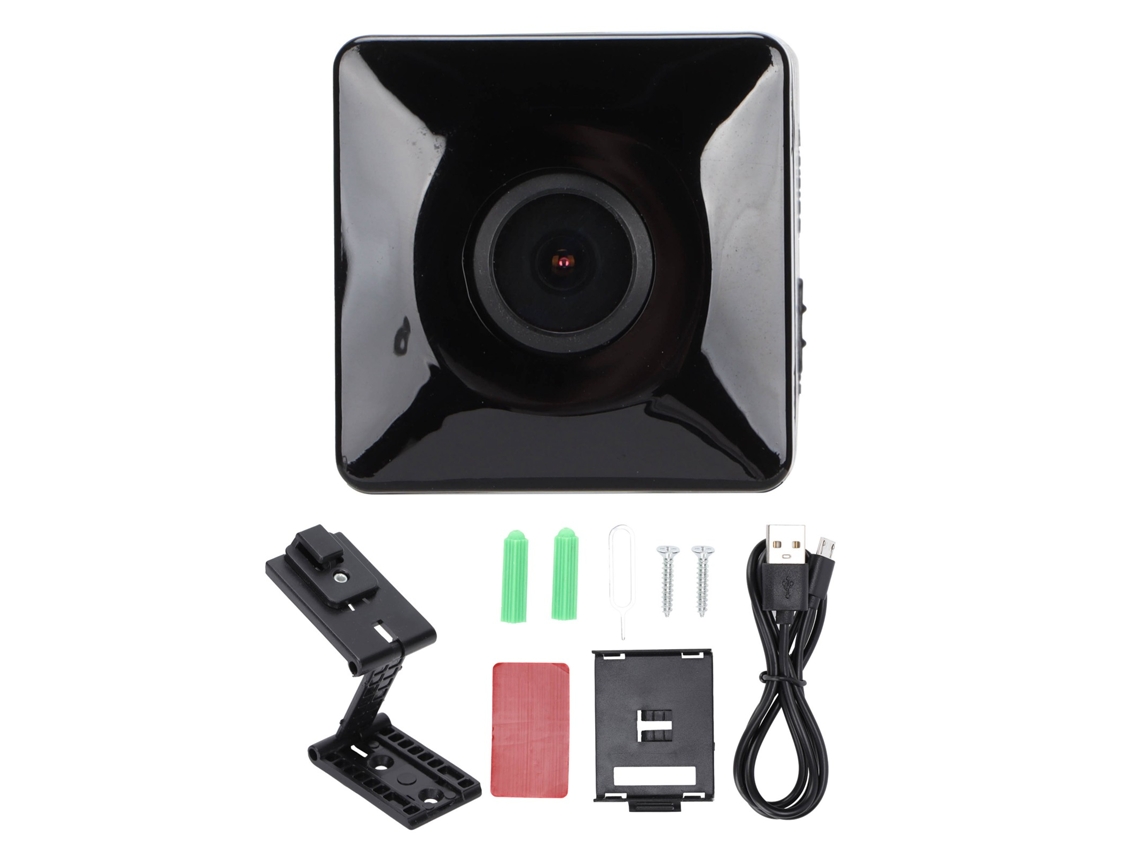 Mini Cámara De Seguridad Ip Inalámbrica Wifi Qqtvq8h Con Control Remoto De 360 Grados Y Detección De Movimiento Para