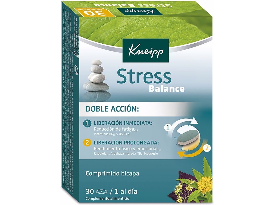Suplemento Alimentar KNEIPP Stress Balance Doble Acción 30 (Comprimidos)