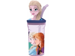 Jarrón Frozen Pajita Figura 3D 360 ml