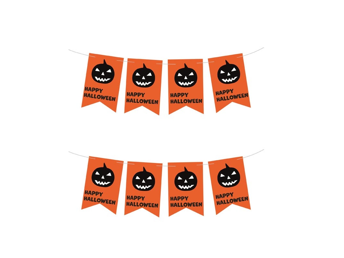 Banner de Calabaza Happy Halloween de 3 m