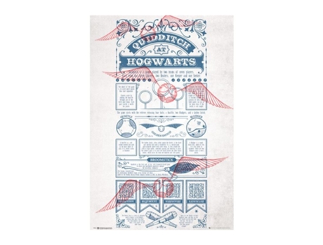 Poster GBEYE Harry Potter - Quidditch en Hogwarts