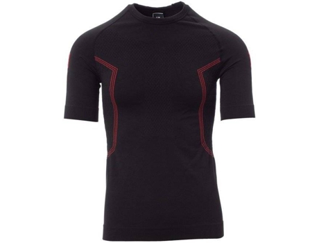 Camiseta de Hombre para Fitness PAYPER WEAR Thermo Ss Negro (4XL/5XL)