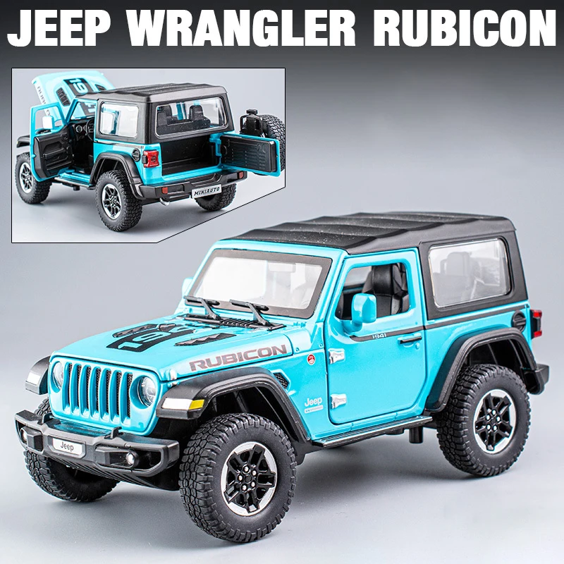 (azul) Coche De Juguete A Escala 1:20, Coche De Juguete Coleccionable Todoterreno De Aleación, Muy Realista Y Exquisito.