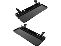 Juego De 2 Bandejas Extraíbles Para Caballete De Pintura, Estante Metálico Plegable Multifuncional.