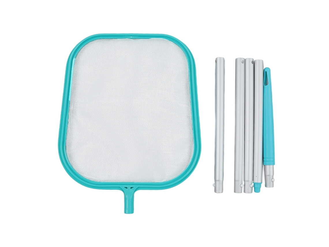 Red Profesional Desmontable Para La Limpieza De Piscinas Con 5 Varillas Para Hojas Y Residuos.