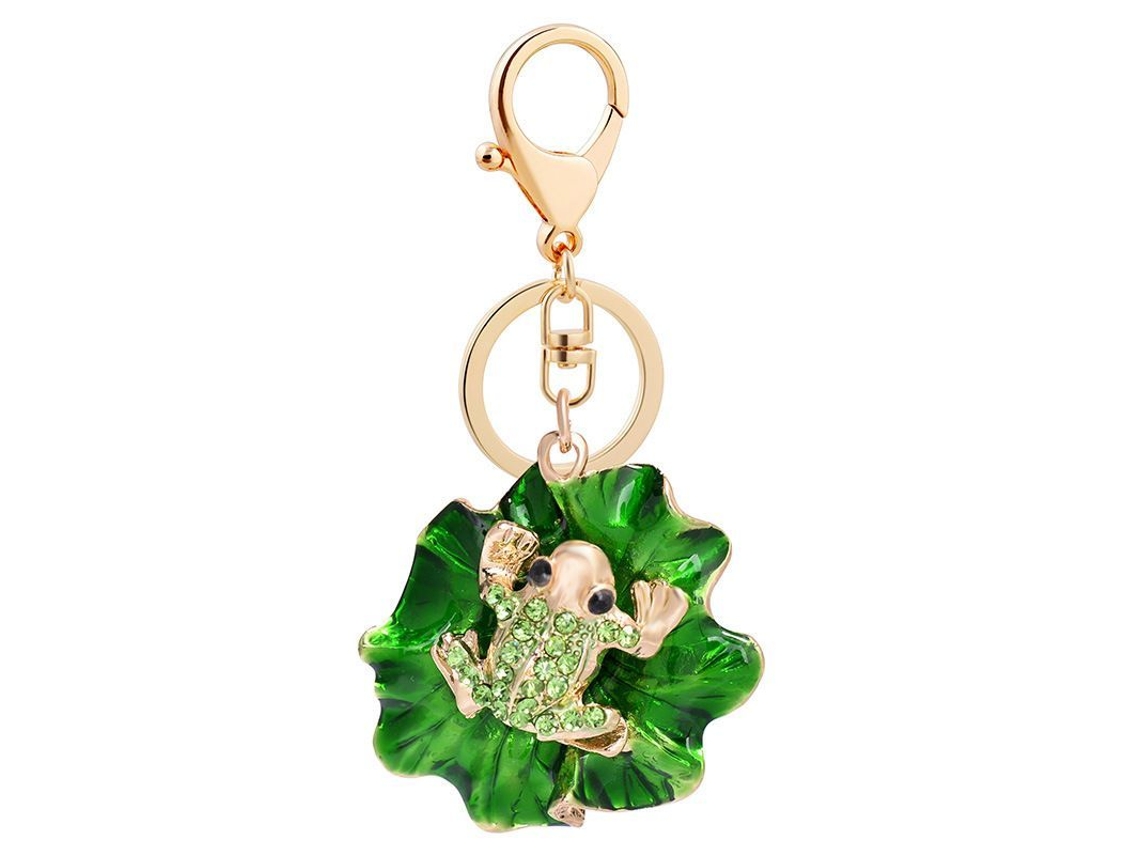 2026rebe-llavero Con Forma De Rana Linda Con Piedras Brillantes, Colgante Para Bolso, Accesorio Glamour Para Mujeres Y Niñas