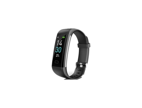 Reloj inteligente para deporte unisex con podómetro cardio multifuncional impermeable IP68 para Android iOS-Negro VEANXIN
