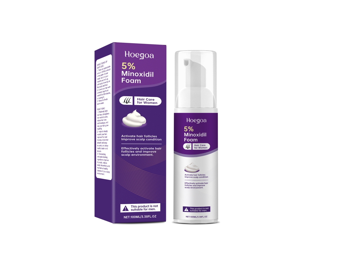 Mousse para el crecimiento del cabello sin enjuague para mujeres