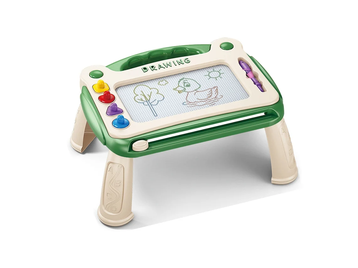 Pizarra Magnética (verde), Rompecabezas Para Colorear Montessori, Tablero Para Escribir, Juegos Educativos Artísticos