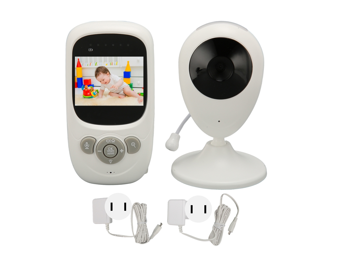 Monitor Para Bebés Con Cámara Y Audio Hd 1080p, Visión Nocturna, Comunicación Bidireccional Y Conexión Inalámbrica De 2,4 Ghz.