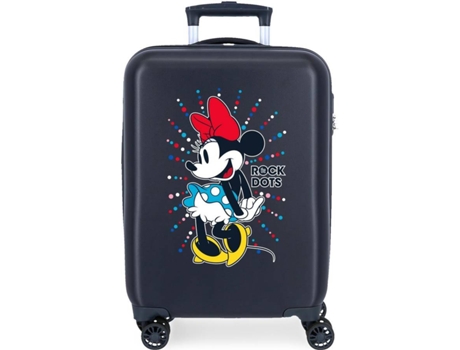Maleta de Cabina DISNEY Minnie Rock Dots Rígida 55cm Azul