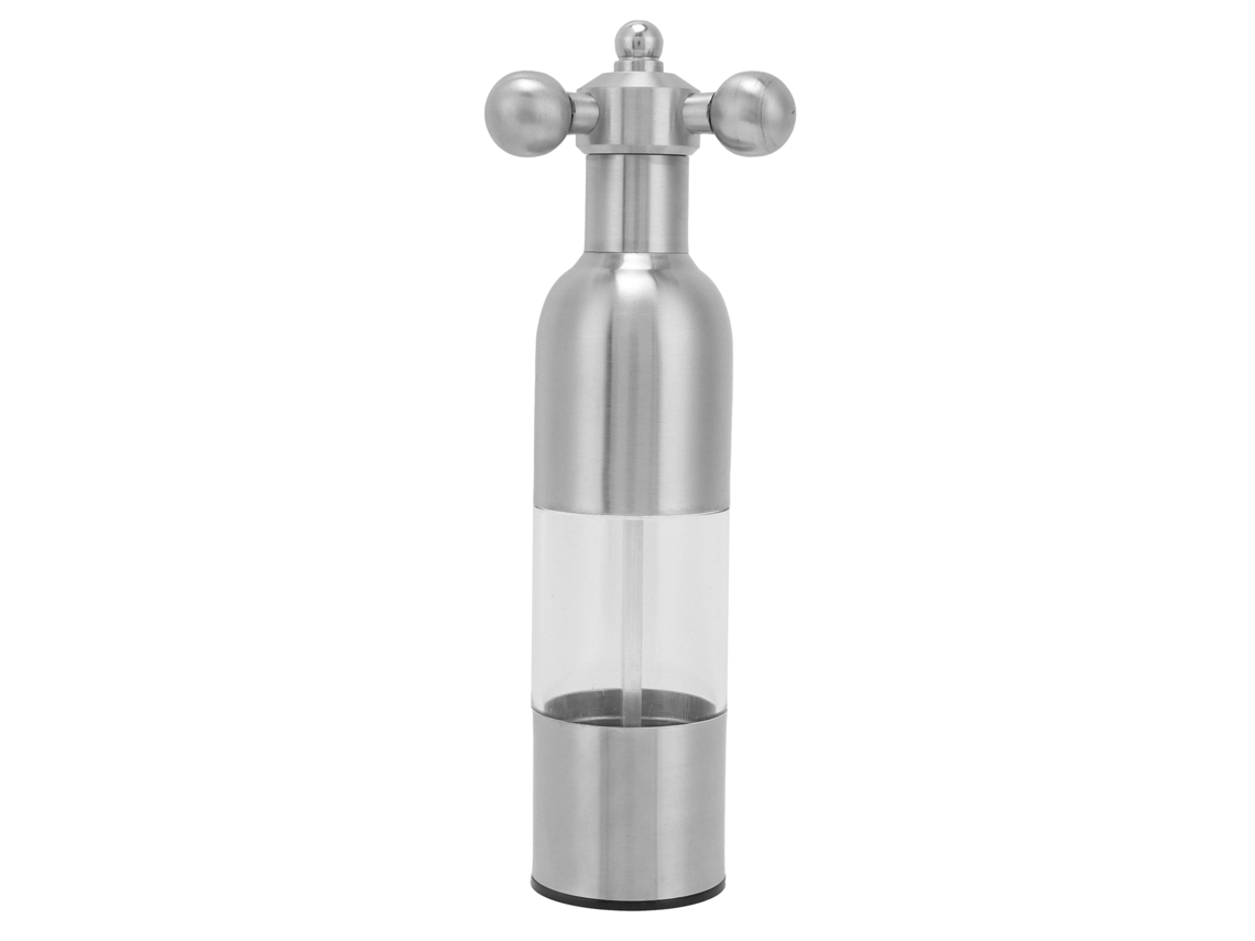 Molinillo Manual De Pimienta De Acero Inoxidable, Mini Molinillo De Sal Y Especias, Utensilio De Cocina, Color Plata.