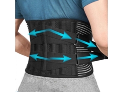 Dan26-faja Lumbar Con Soporte Doble Antideslizante Transpirable Para Alivio Del Dolor Y Entrenamiento Gimnasio Unisex Gsb Xl Estilo A