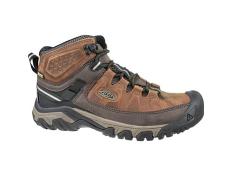 Botas KEEN Targhee Iii Mid Wp Hombre (Marrón, grafite - Cuero Natural - 44)