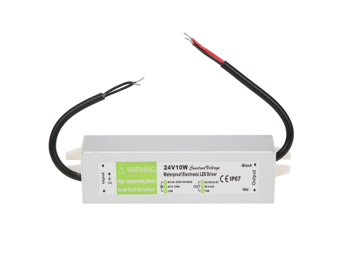 Fuente De Alimentación Profesional Para Controlador Led De 10 W, Resistente Al Agua, Ac90-250v Ip67, Dc12v/24v