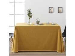 Lanovenanube Falda Camilla Rectangular Chenilla Mostaza, 80x120