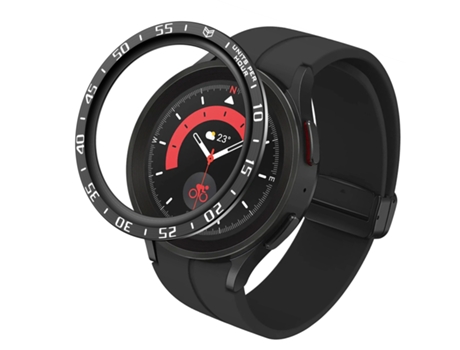 Inserção do bisel do relógio em aço inoxidável Samsung Galaxy Watch 5 Pro