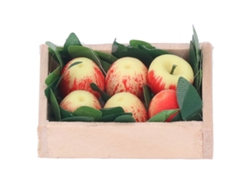 Vlola-manzanas Miniatura Para Casita De Muñecas 1:12, Frutas Lindas Modelo Decoración Escena Vida Hogar Accesorio