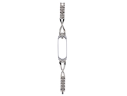 Cinturón De Pulsera En Forma De X Con Incrustación De Diamantes En Metal Plateado