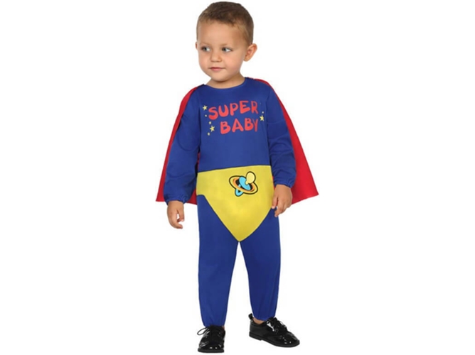 Disfraz de Bebé DISFRAZZES Superhéroe Para Bebé (Talla: 6 a 12 meses)