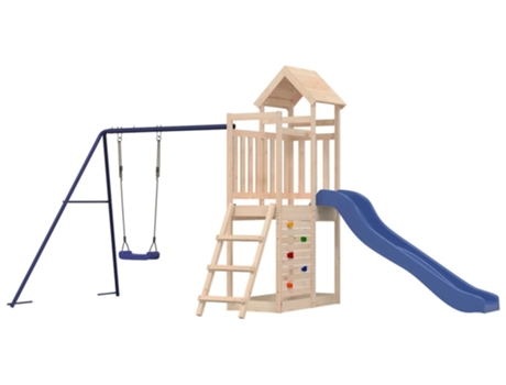 Parque Infantil De Exterior VIDAXL Marrón Madera