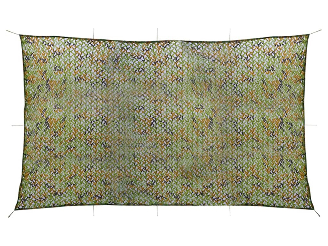 Red de camuflaje VIDAXL Verde Tela ( 2x5 m )