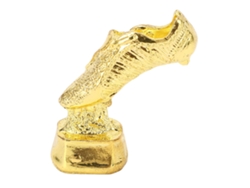 Ornament De Troféu De Bota Dourada Decoração Souvenir