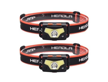 Linterna frontal LED, linterna de cabeza con sensor de movimiento brillante, luces de cabeza para acampar, andar en bicicleta y correr GELLDG
