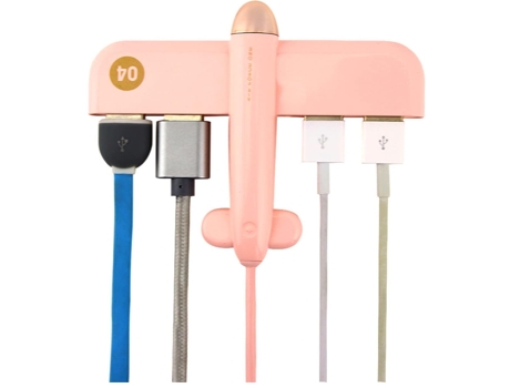 Hub USB 2.0 con múltiples puertos, liviano y creativo, forma de avión para Macbook, Mac Pro y Mini, divisor de concentrador USB 2.0 con alimentació...