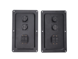 2 Paneles De Cableado Traseros Para Altavoces Profesionales, Caja De Conexión Para Altavoces De Escenario 715 725