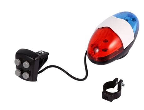Luz de advertencia de ciclismo Luz delantera de bicicleta Controles de 4 botones Luz de bicicleta 6 Luces de bicicleta LED para ENZONS Ofi-Black